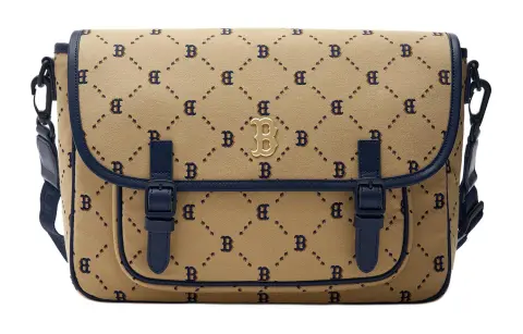 MLB Polyester Messenger Bag Shoulder Bags Regular Women's Brown