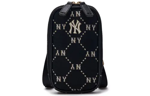 MLB Cotton With Polyester Shoulder Bag, Crossbody Bag Regular Women's Black