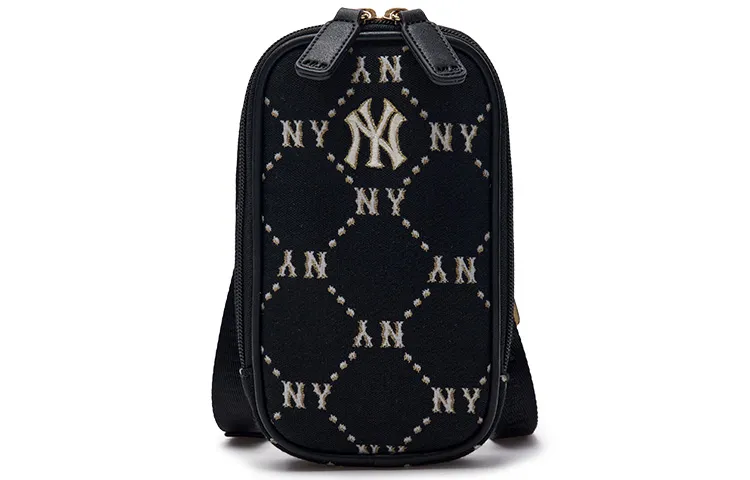 MLB Cotton With Polyester Shoulder Bag, Crossbody Bag Regular Women's Black