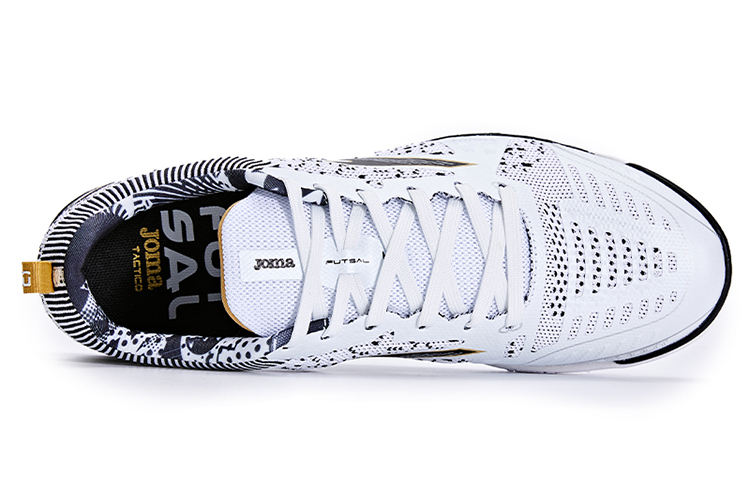 Joma IC/in Slip Resistant Abrasion Resistant Soccer Shoes Men’s White Black