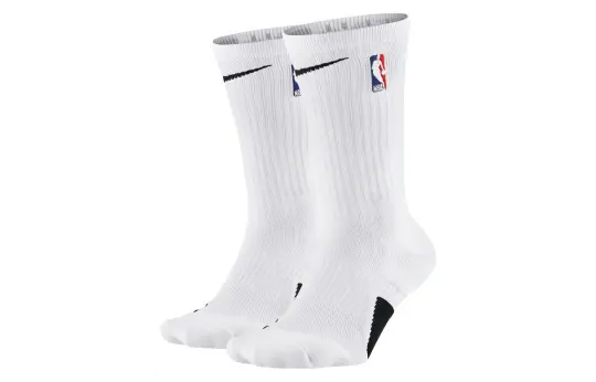 Nike NBA Elite Crew Socks Unisex 1 Pack White Couple's