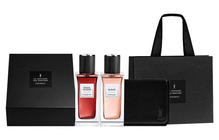 YSL, fashionable perfume, gift box, set, velvet shirt, custom-made, 125 ml, 125 ml