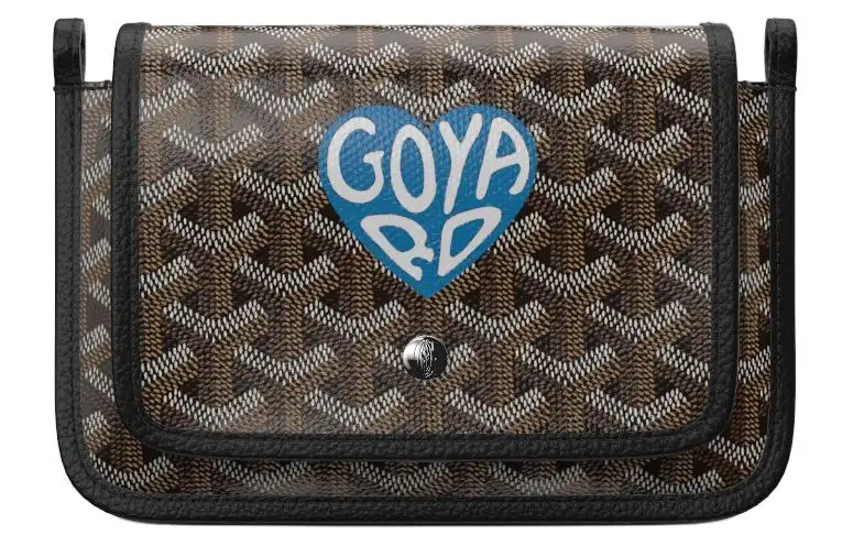 GOYARD Plumet Canvas With Leather Envelope Bag, Clutch, Crossbody Bag, Shoulder Bag Unisex