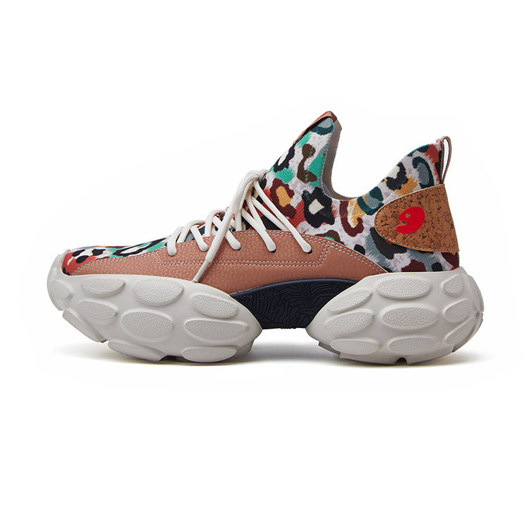 U.IN Painted Travel Shoes Murasin 1 Camouflage 9 Series Lightweight Thick-soled Tire Shoes Trend Dad Shoes Women's