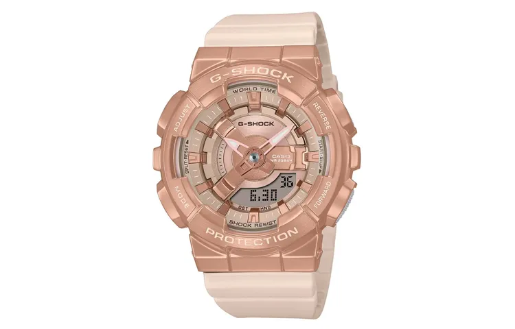 CASIO Women's Full Metal Series Gold Watch GM-S110PG-4AJF
