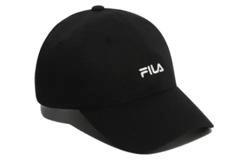 FILA Cotton Baseball Caps Unisex Black