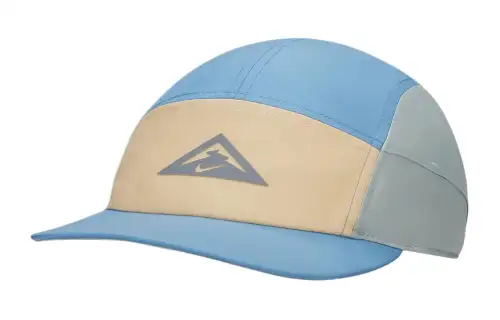 Nike Patterned Print Baseball Caps Unisex Blue