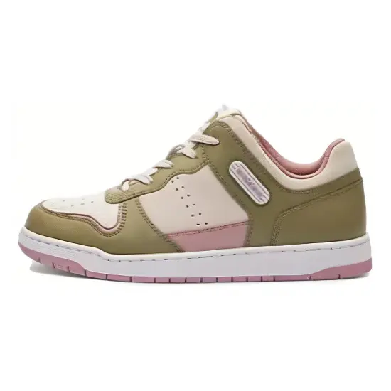 COACH Skateboard Shoes Women's Low-Top Gold