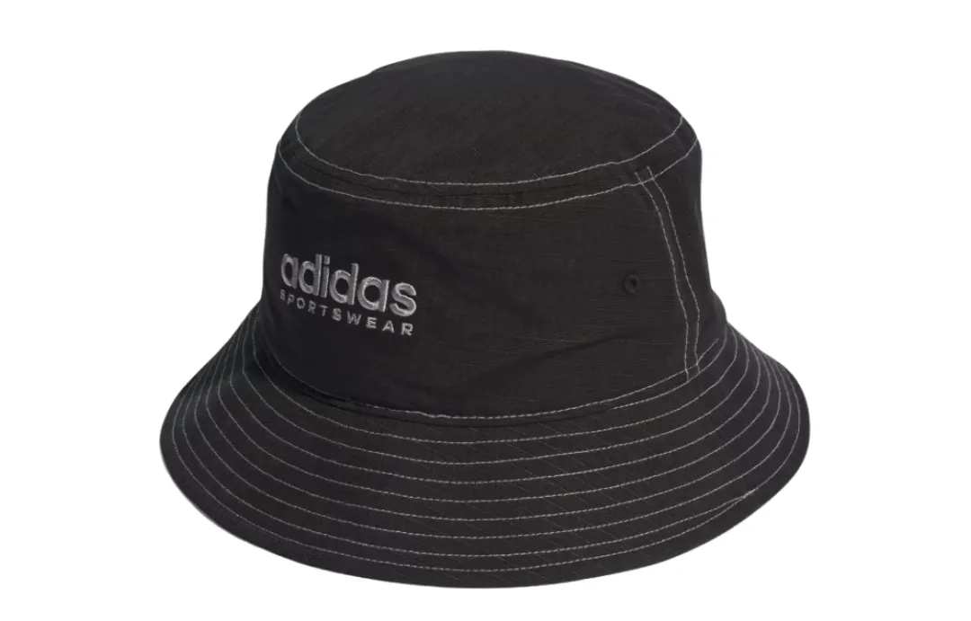 Adidas Cotton Bucket Hats Unisex Black