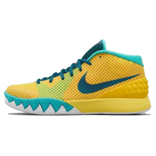 Nike Kyrie 1 Basketball Shoes Men Mid-top Yellow / University Gold / Light Retro / Blue