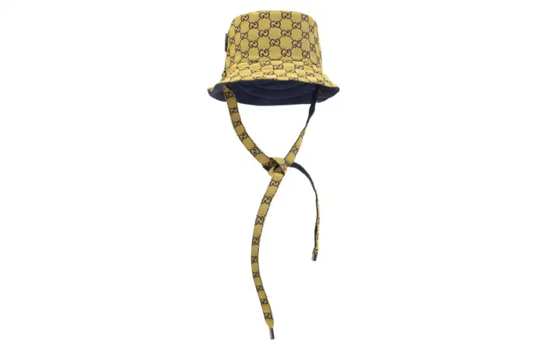 GUCCI Cotton, Polyester Bucket Hats Men's Brown