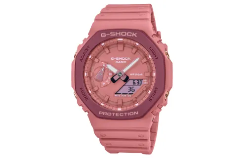 CASIO Unisex Liquid Crystal/Analog Dual Display Series Pink Watch