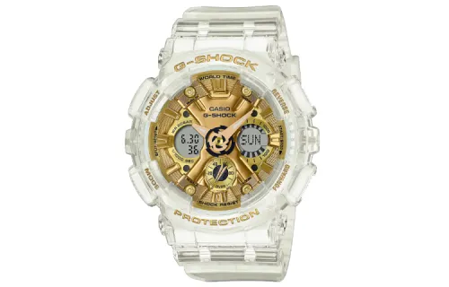 CASIO Women's Liquid Crystal/Analog Dual Display Series Gold Watch