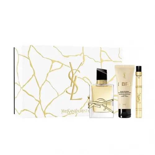 YSL, perfume, floral lavender set, body cream, 50 ml, sample, 10 ml, 50 ml