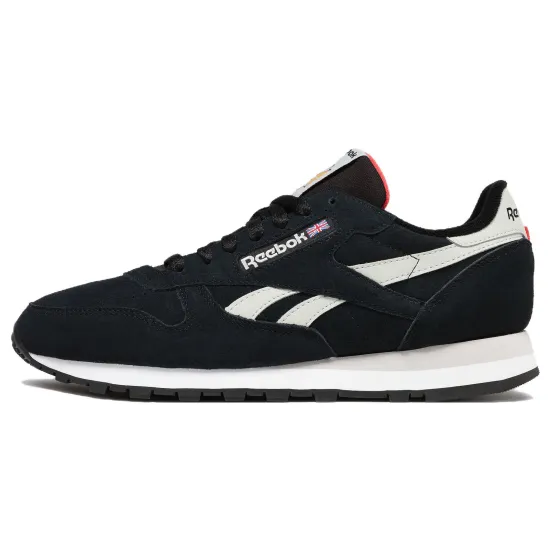 Reebok Classic Leather Running Shoes Unisex Low-top Silver