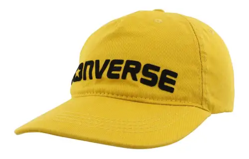 Converse Synthetic Fiber, Fabric Baseball Caps Unisex Yellow