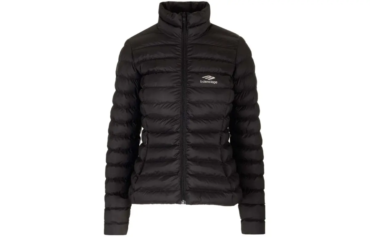 Balenciaga FW23 Puffer Jacket Regular Fit Women's Black