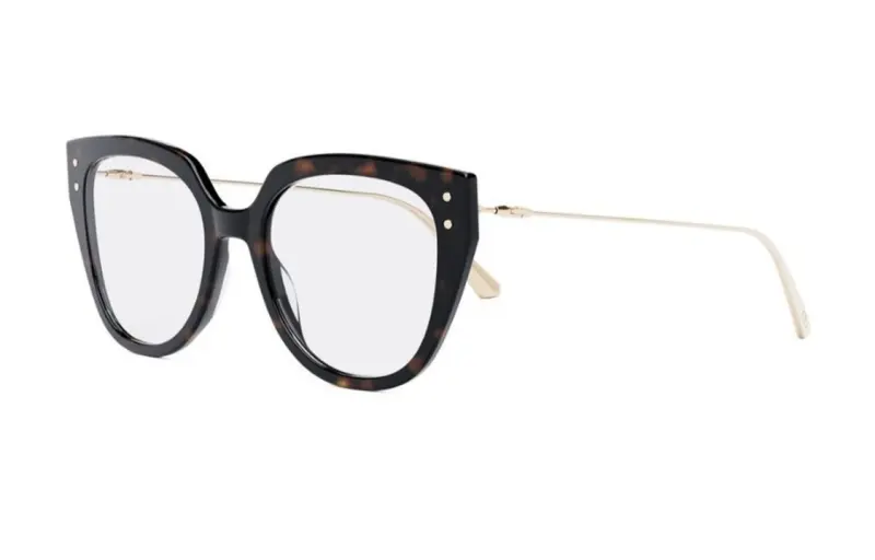DIOR Butterfly Eyeglass Frames Women's Tortoiseshell