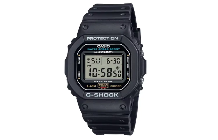 CASIO Unisex G-SQUAD Series Gray Watch DW-5600UE-1JF