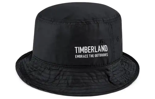 Timberland Polyester Bucket Hats Unisex Black