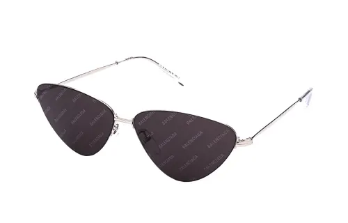 Balenciaga Metal Acetate Cat Eye Sunglasses Women's Gray