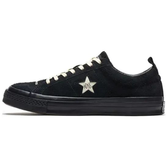 Madness X Converse One Star Skateboarding Shoes Unisex Low-top Navy Blue/Black