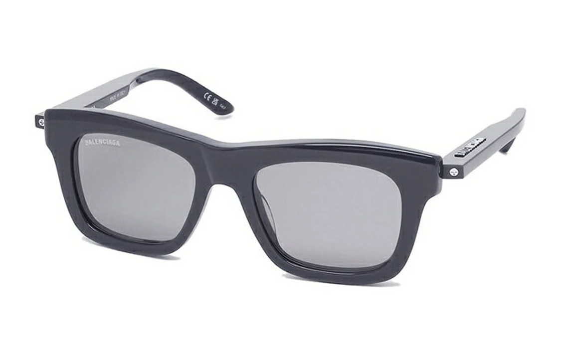 Женские очки Balenciaga Rectangle Sunglasses (черные)