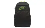 Nike Polyester Backpack Regular Unisex Black & Green