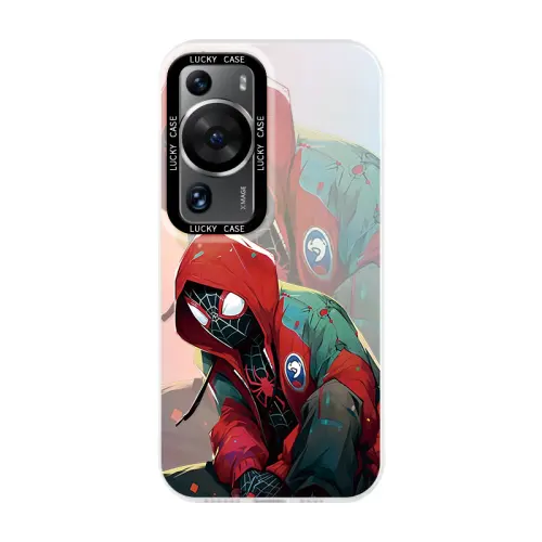 Small bone ABS+PC material Parallel universe trendy brand animation cool Spider-Man boys acrylic mobile phone case suitable for Honor/HONOR/100pro/90/80 Huawei nova12pro/10/magic5/x40 trend