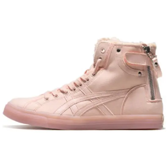 Asics Double Clutch Skateboarding Shoes Women's High-top Pink