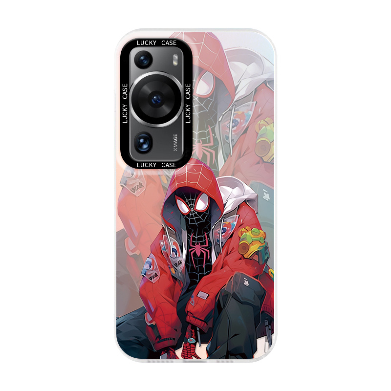 Small bone ABS+PC material Marvel trendy brand high-end parallel universe Spider-Man boys acrylic mobile phone case suitable for Honor/HONOR/100/90pro Huawei nova12pro/11/magic5/x50 trend