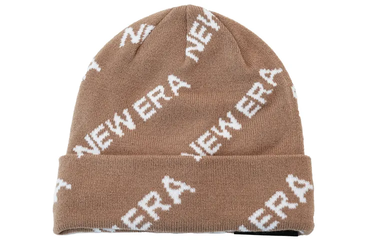 New Era Polyester Beanies Unisex Khaki