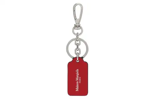 Maison Margiela Four Stitch-logo Leather Key Chain