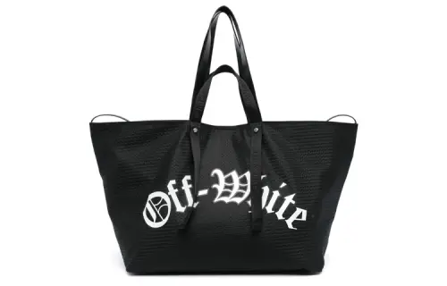 OFF-WHITE Day Off Mesh Tote Bag