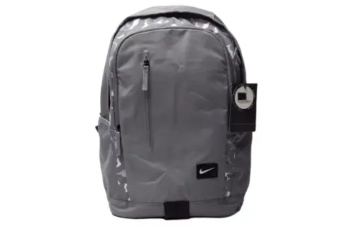 Nike Polyester Backpack Unisex Gray