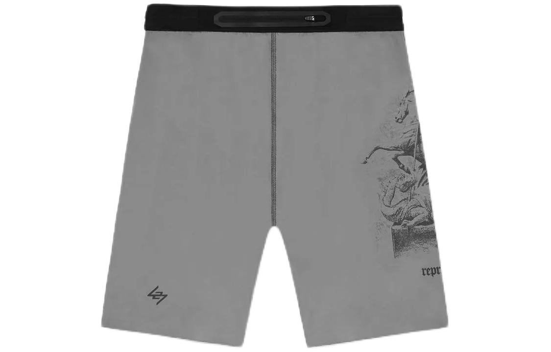 REPRESENT Vintage 247 Half Tight Sports Shorts Men’s Gray