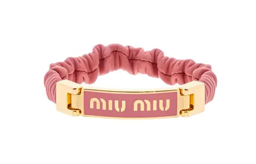 MIU MIU Metal Bracelets Women's Pink