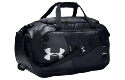 Under Armour Polyester Gym Bag Camping Bag Travel Bag Medium Unisex Black