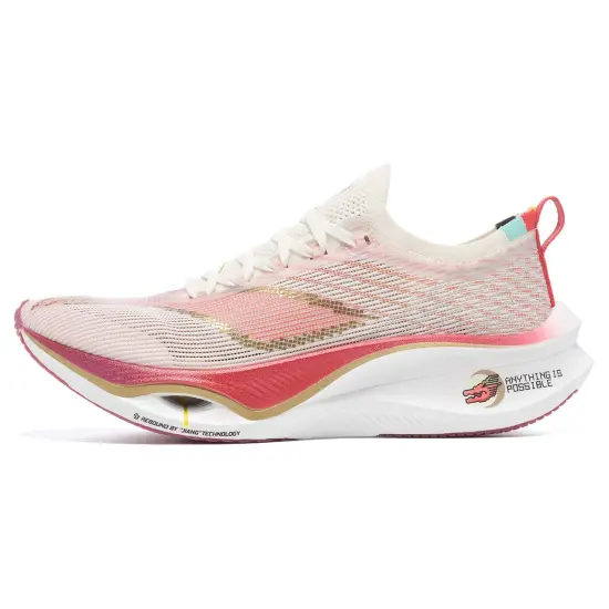 LINING Feidian 3 Ultra Running Shoes Unisex Low-Top Red White