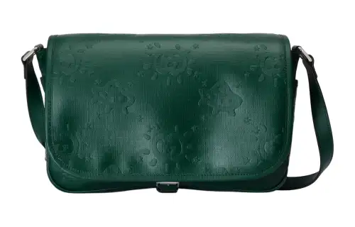 GUCCI Polyurethane Shoulder Bag Women's Green