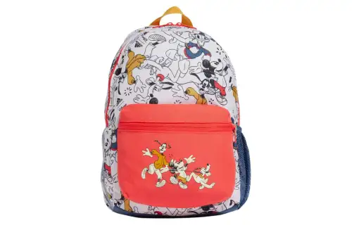 Adidas Recycled Polyester Material Backpack Regular Unisex Ecru & Bright Red
