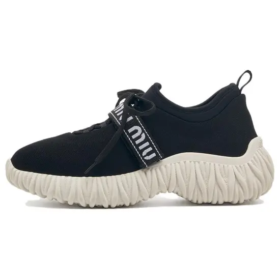 MIU MIU Casual Shoes Women's Low-Top Black