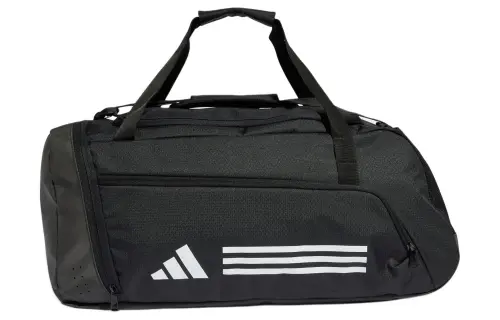 Adidas Essential Recycled Material Handbag Gym Bag Large Unisex Black & White