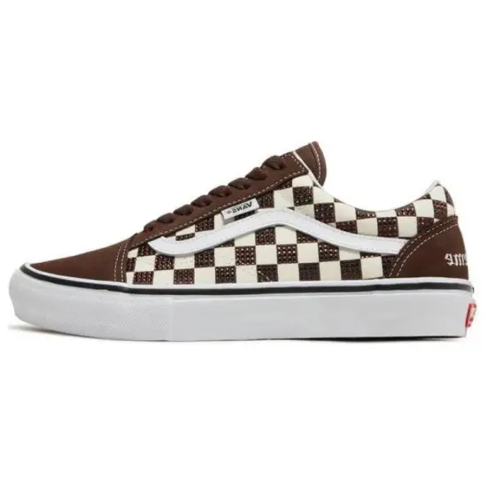 Old Skool Supreme X Swarovski X Skate Vans 'Brown'