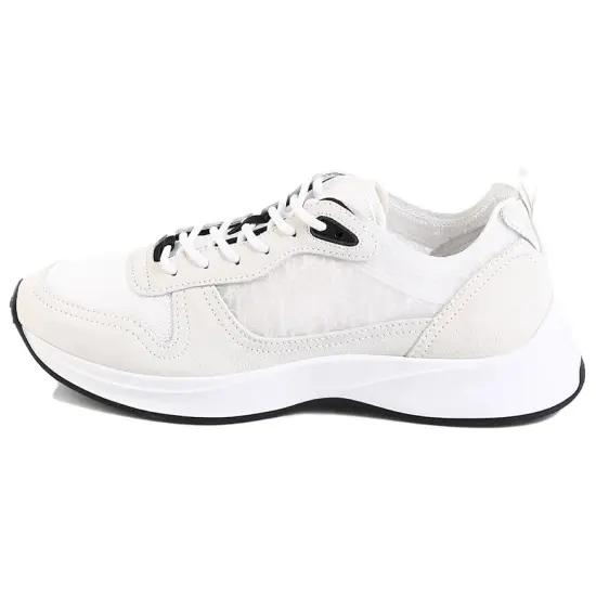 DIOR B25 Runner White Oblique Suede