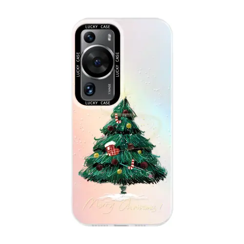 Small bone ABS+PC material Christmas tree trendy brand high-end autumn and winter atmosphere girls acrylic mobile phone case suitable for Huawei nova12pro/11 glory/HONOR/100pro/90/80/magic5pro/x50 trend