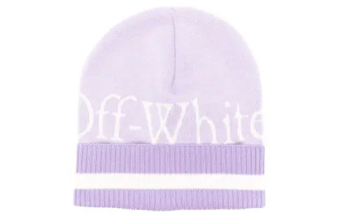OFF WHITE Logo Detailed Knitted Beanie