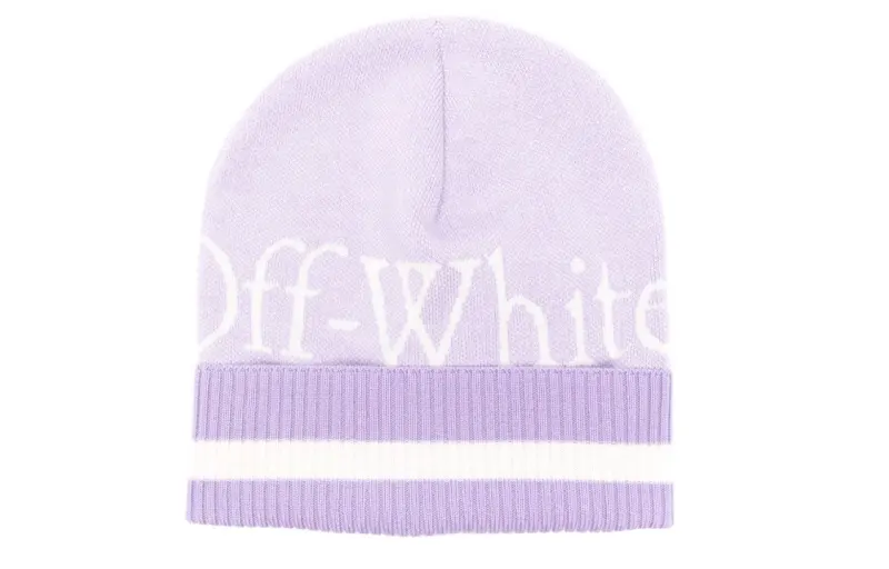 OFF WHITE Logo Detailed Knitted Beanie