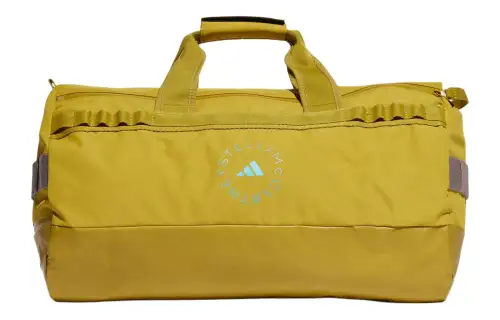 Stella McCartney X Adidas Gym Bags Pulse Olive Green & Signal Teal & Earthy Brown & Gray