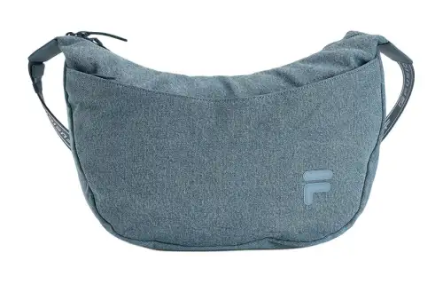 FILA FUSION Fabric Shoulder Bag, Crossbody Bag Extra Small Unisex Denim Blue